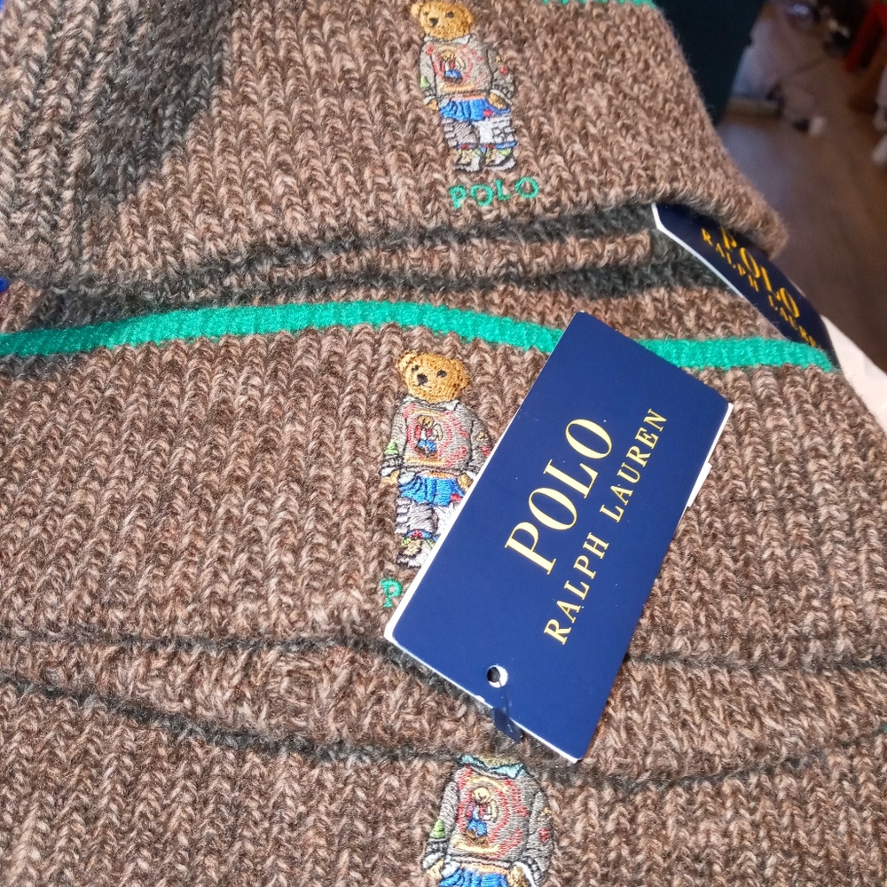 COPY - COPY - Polo bear winter Ralph Lauren ski.  beenie. - Picture 6 of 6